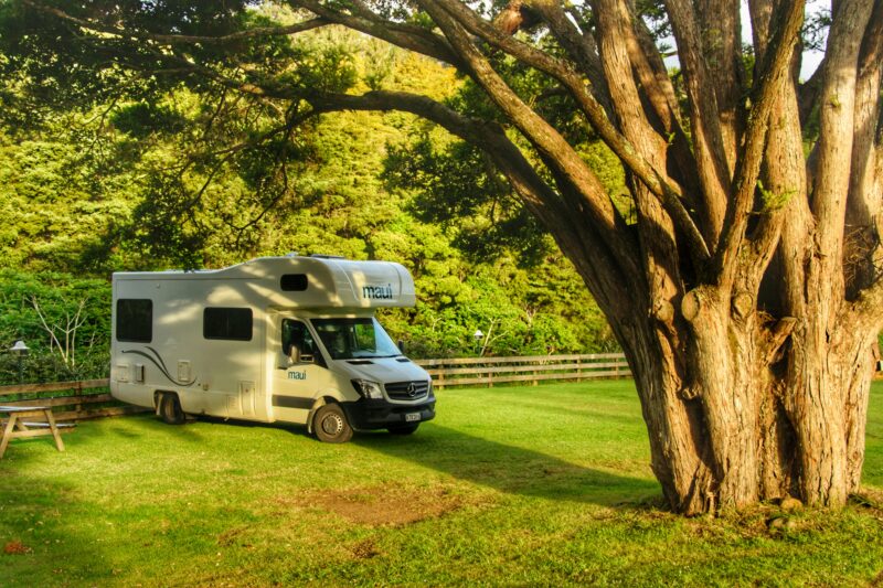 Touring Caravan Pitches in Nature