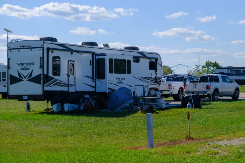 Touring Caravan Pitches in Nature